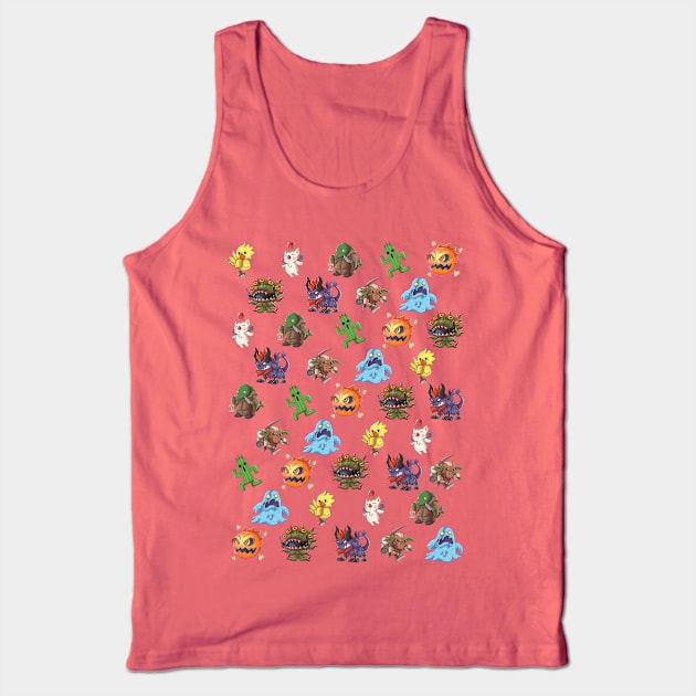 FINAL FANTASY MONSTERS~ Tank Top by Zoe Grave